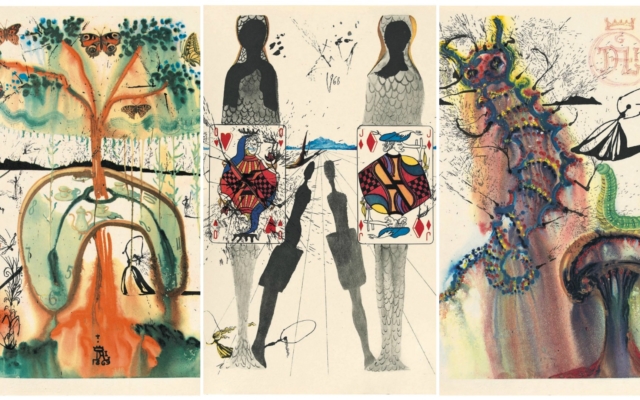 These Illustrations are a Rare Version of Alice in Wonderland Made by… Salvador Dali